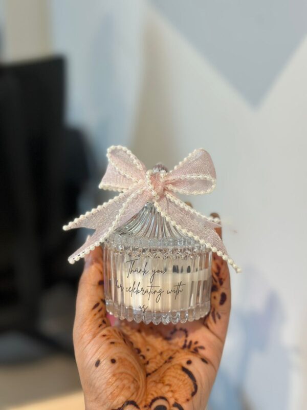 Baby shower candle