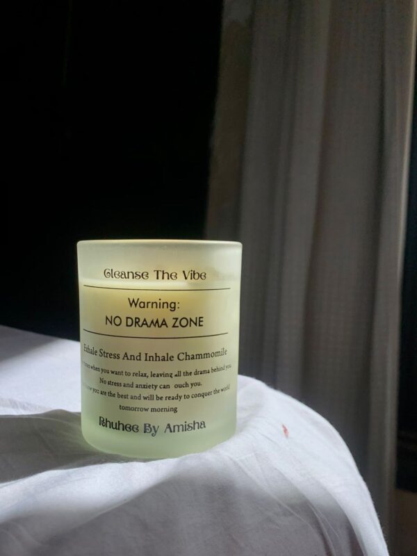 Chamomile candle (cleanse the vibe)